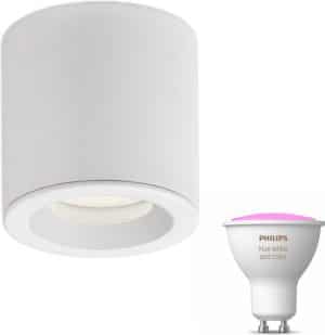 Acb iluminacion Vanduo opbouwspot - LED -  wit - 1 lichtpunt - Incl. Philips Hue White & Color Ambiance Gu10