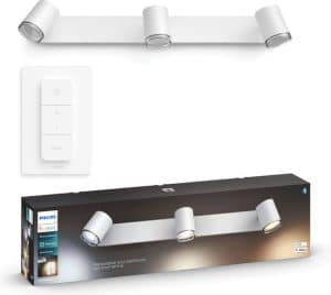 Philips Hue Adore Opbouwspot Badkamer - White Ambiance - GU10 - Wit - 3 x 5