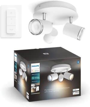 Philips Hue Adore Opbouwspot Badkamer - White Ambiance - GU10 - Wit - 3 x 5