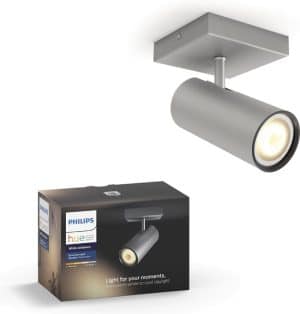 Philips Hue Buratto Opbouwspot uitbreiding - White Ambiance - GU10 - Aluminium - 5W - Bluetooth