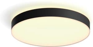 Philips Hue Enrave plafondlamp - warm tot koelwit licht - zwart - 55cm - 1 dimmer switch