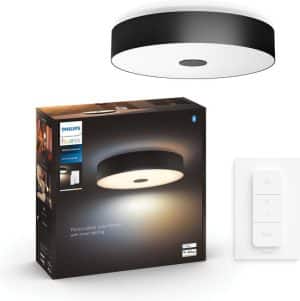 Philips Hue Fair plafondlamp - White Ambiance - zwart - Bluetooth - incl. 1 dimmer switch