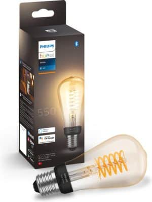 Philips Hue Filament Lichtbron E27 ST64 Edison - White - Ø 6 cm - 7W - Bluetooth