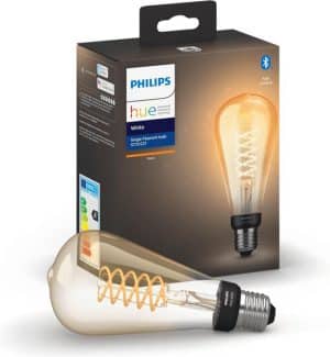 Philips Hue Filament Lichtbron E27 ST72 Edison - White - Ø 7