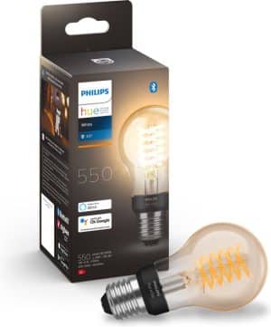 Philips Hue Filament Lichtbron E27 - White - Ø 6 cm - 7W - Bluetooth