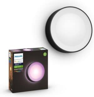 Philips Hue Outdoor Daylo Wandlamp - White and Color Ambiance - Gëintegreerd LED - Zwart - 15W - IP44