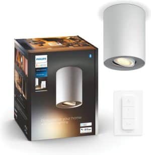 Philips Hue Pillar Opbouwspot - White Ambiance - GU10 - Wit - 1 x 5