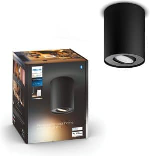 Philips Hue Pillar Opbouwspot - White Ambiance - GU10 - Zwart - 1 x 5