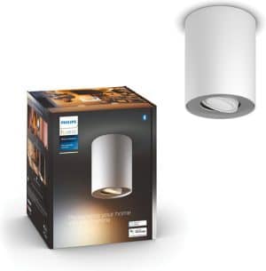 Philips Hue Pillar Opbouwspot uitbreiding - White Ambiance - GU10 - Wit - 5W - Bluetooth