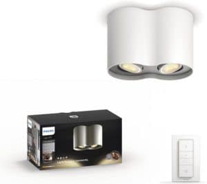 Philips Hue Pillar opbouwspot - White Ambiance - 2-lichts - wit