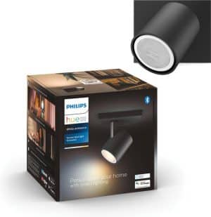 Philips Hue Runner Opbouwspot uitbreiding - White Ambiance -GU10 - Zwart - 5W-  Bluetooth