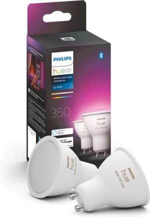 Philips Hue Slimme Lichtbron GU10 Spot Duopack - White and Color Ambiance - 5