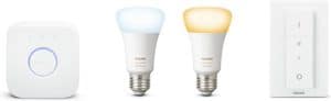 Philips Hue Starterspakket - White Ambiance - E27 - 2 lampen - bridge - dimmer switch