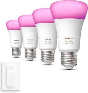 Philips Hue Uitbreidingspakket - White and Color Ambiance - E27 - 4 lampen