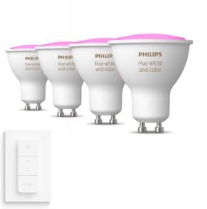 Philips Hue Uitbreidingspakket - White and Color Ambiance - GU10 - 4 lampen