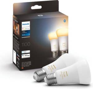 Philips Hue standaardlamp E27 Lichtbron - White Ambiance  - 2-pack - 1100lm - Bluetooth